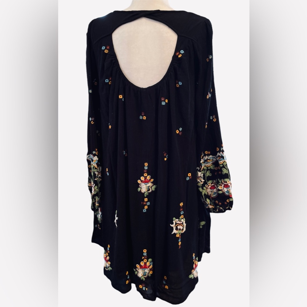 Free People Oxford Embroidered Mini Dress. - Picture 3 of 10